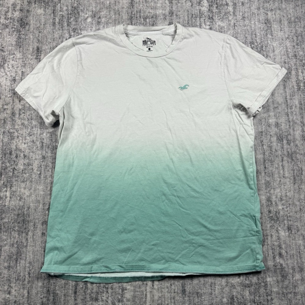 Hollister California Unisex Adult Tie Dye T-shirt Size XL tie dye Green White